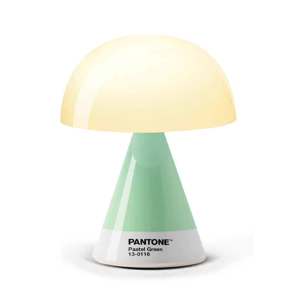 Lexon GIFT Set PANTONE - Includes Mino+ Mini Speaker, Flip Classic Clock, Mina M Lamp, Thykho 3 Speaker - Green