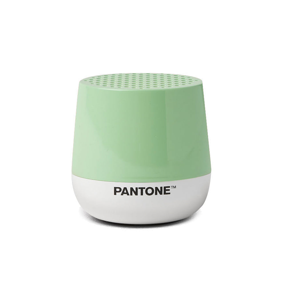 Lexon GIFT Set PANTONE - Green - Includes Mino+ Mini Speaker, Flip Classic Clock, Mina M Lamp, Thykho 3 Speaker