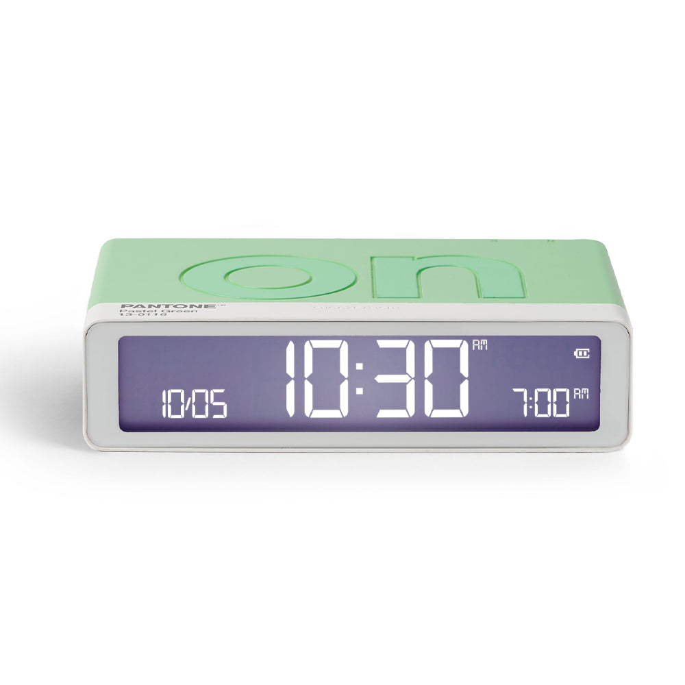 Lexon GIFT Set PANTONE - Green - Includes Mino+ Mini Speaker, Flip Classic Clock, Mina M Lamp, Thykho 3 Speaker