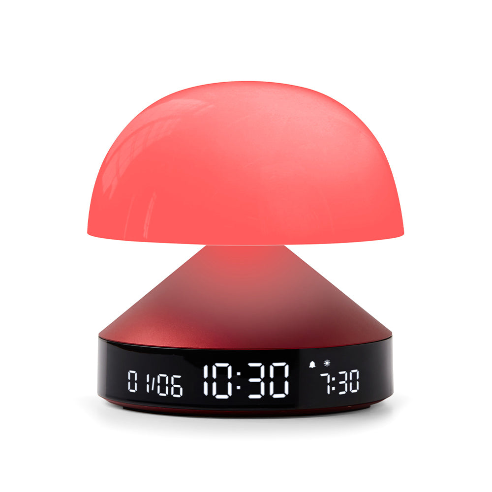 Lexon Mina Sunrise Alarm Clock - Red