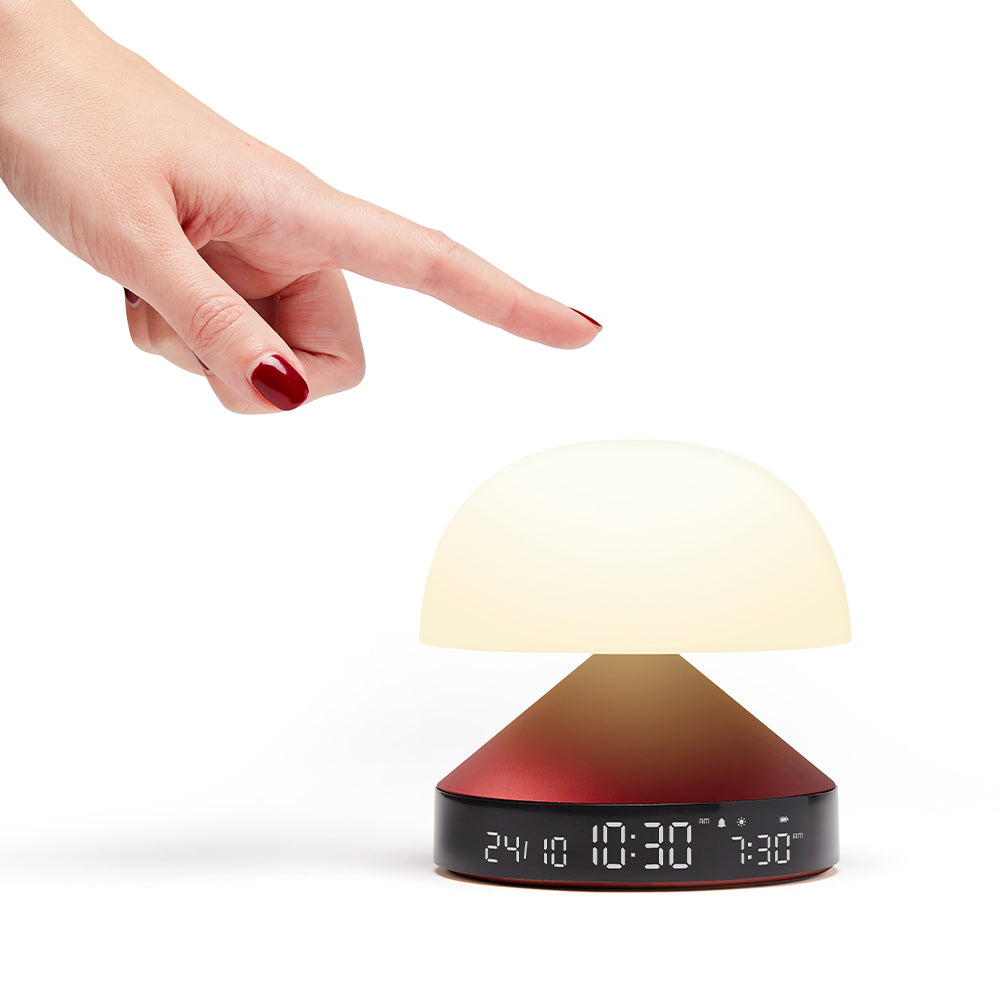 Lexon Mina Sunrise Alarm Clock - Red