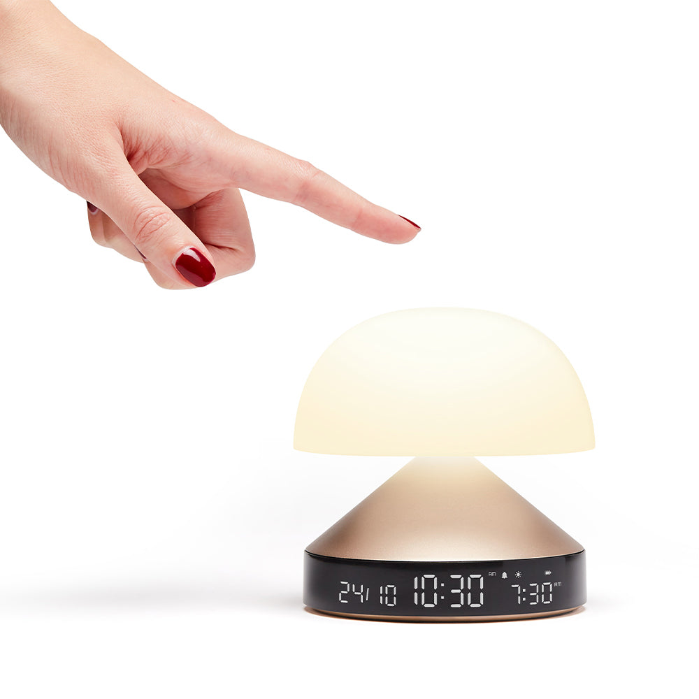 Lexon Mina Sunrise Alarm Clock - Gold