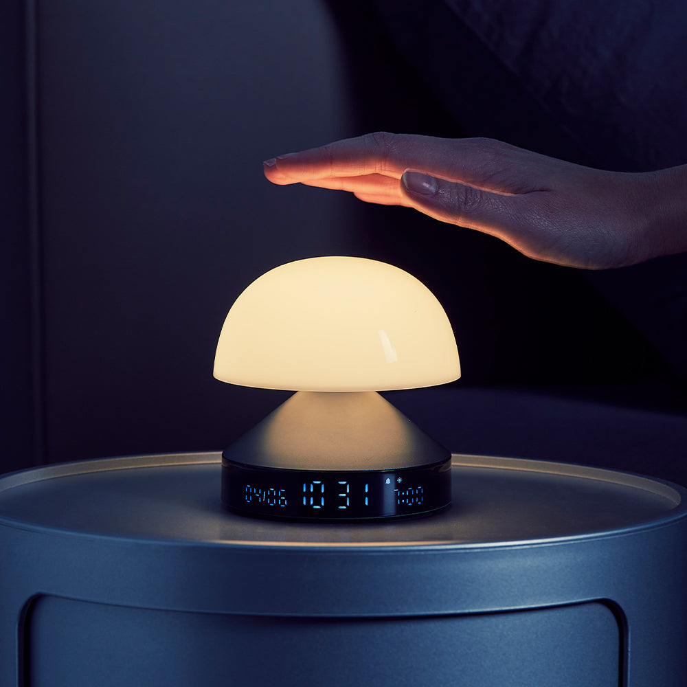Lexon Mina Sunrise Alarm Clock - Gunmetal