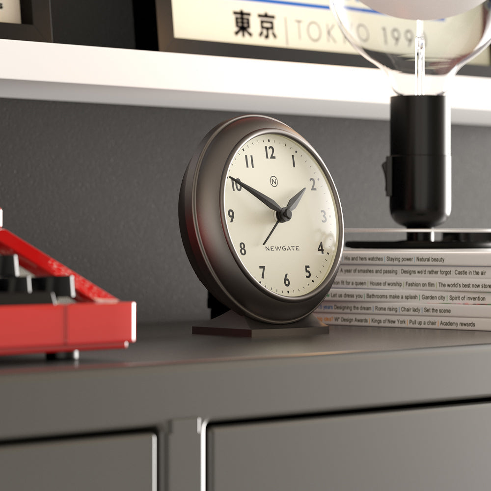 Newgate Pacific Mantel Clock - Graphite