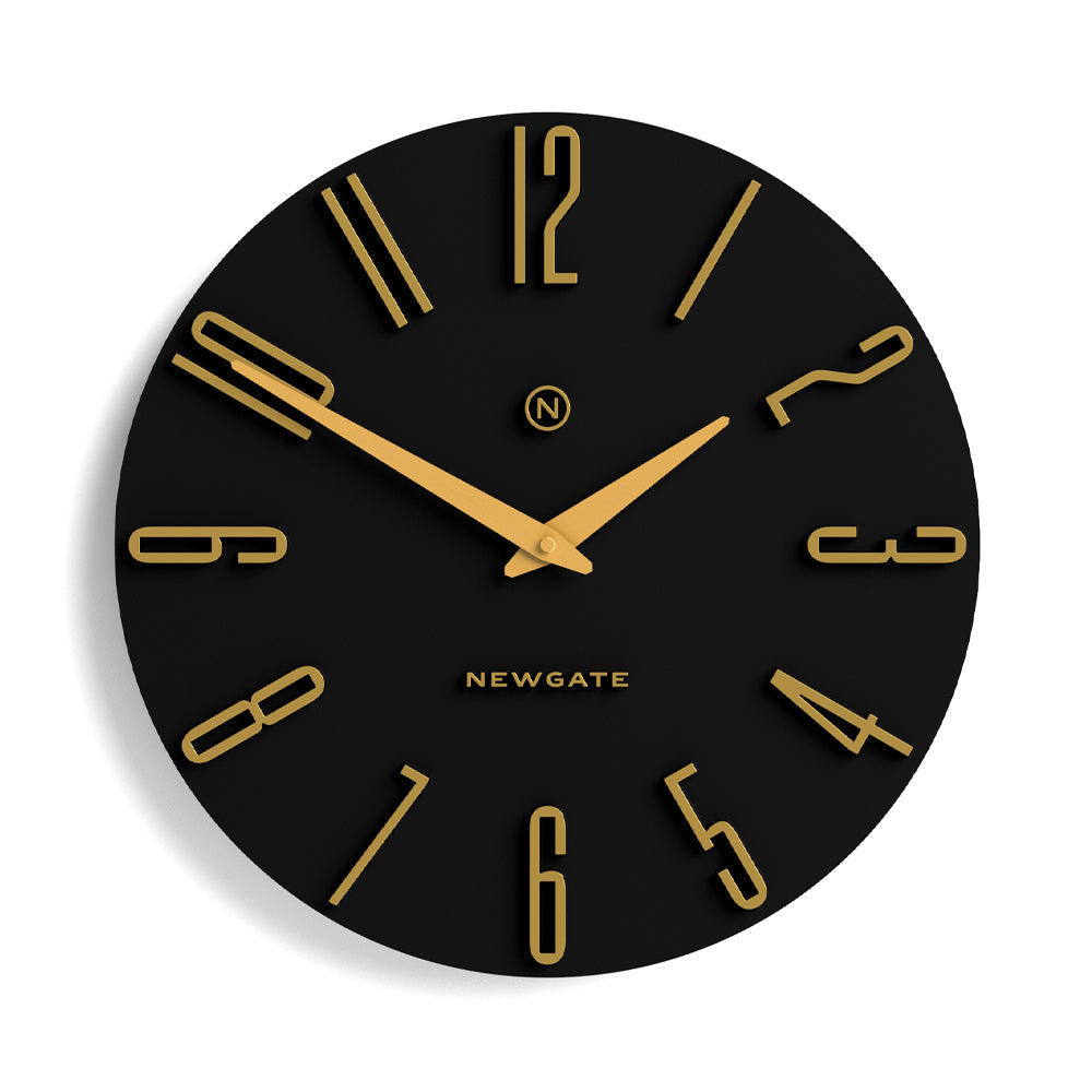 Newgate Empire State Wall Clock - Black