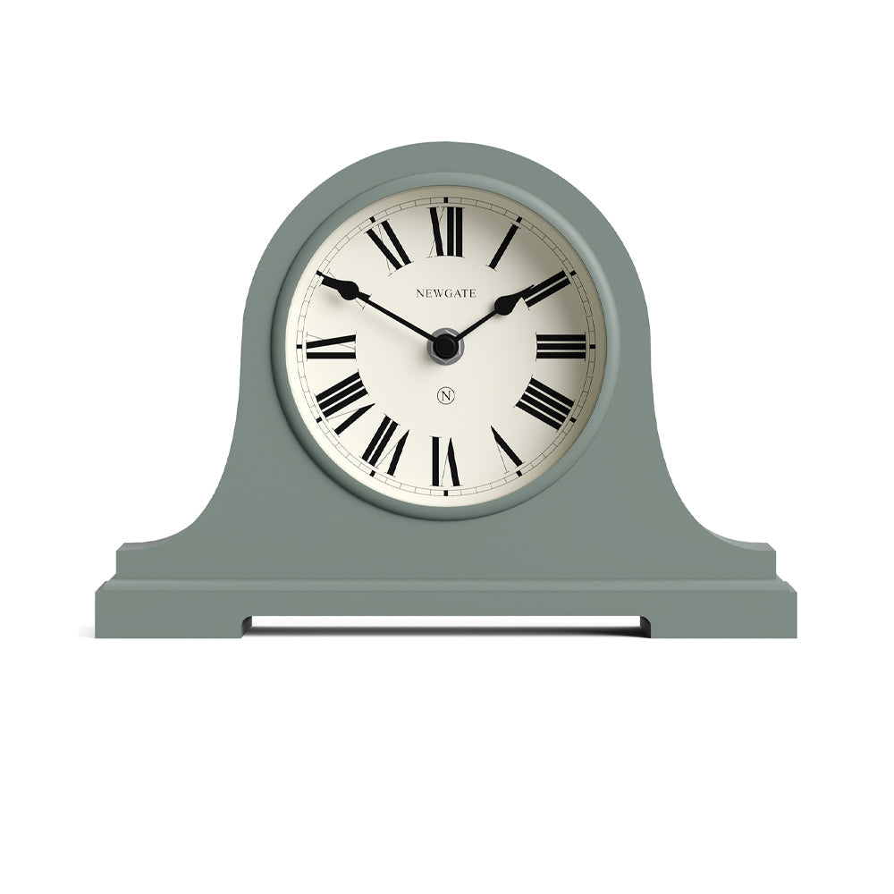 Newgate Broadway Mantel Clock - Asparagus Green
