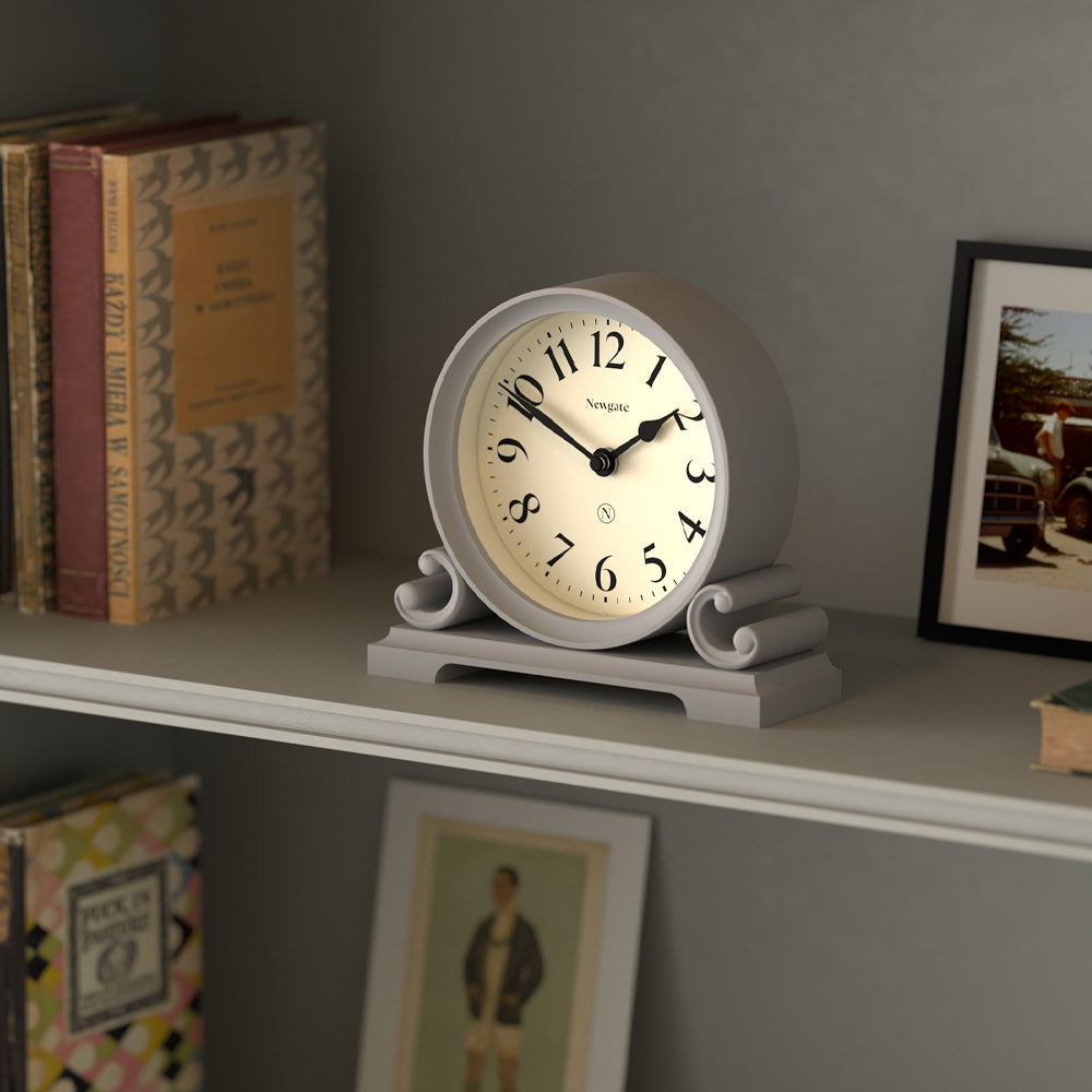 Newgate Divisadero Mantel Clock - Clock Grey