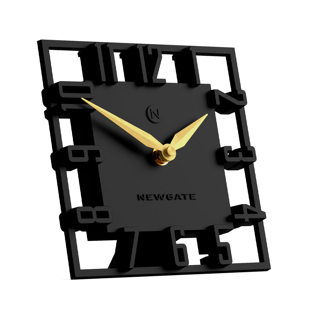 Newgate Highline Mantel Clock - Black