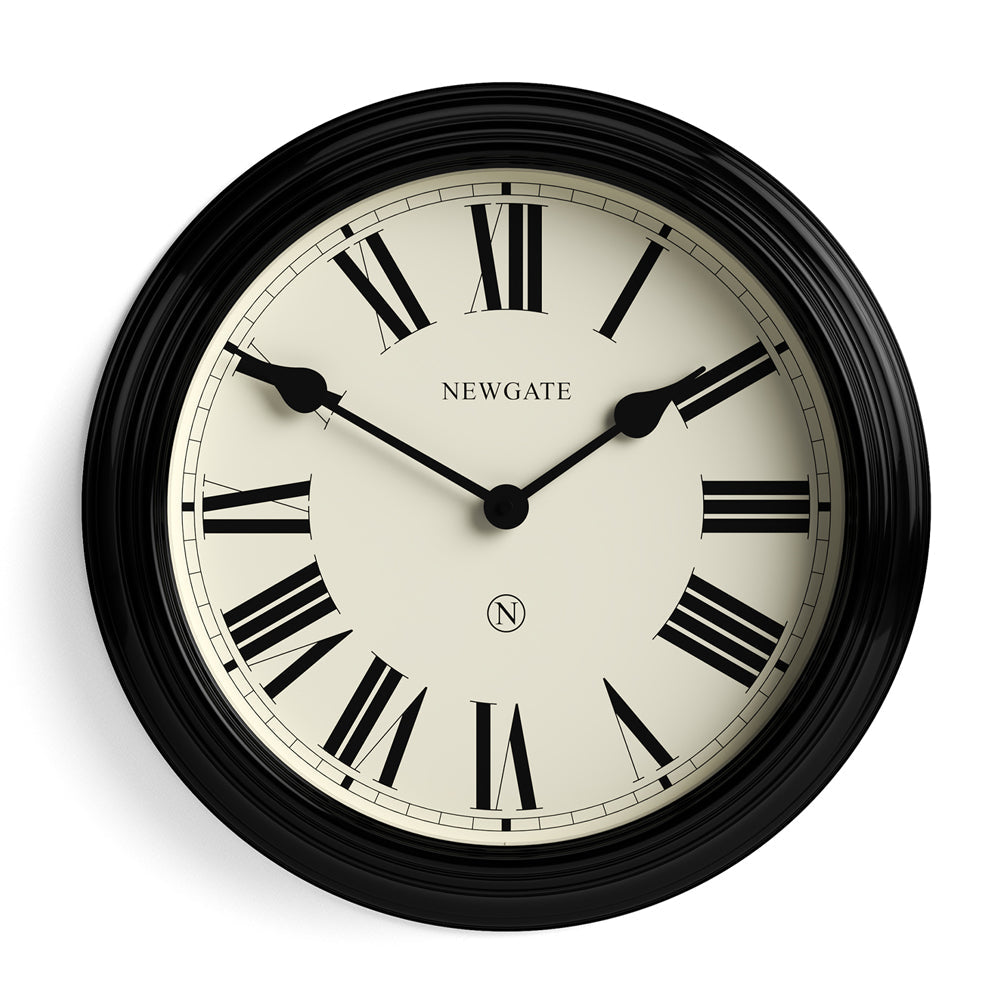 Newgate Notting Hill Wall Clock - Black