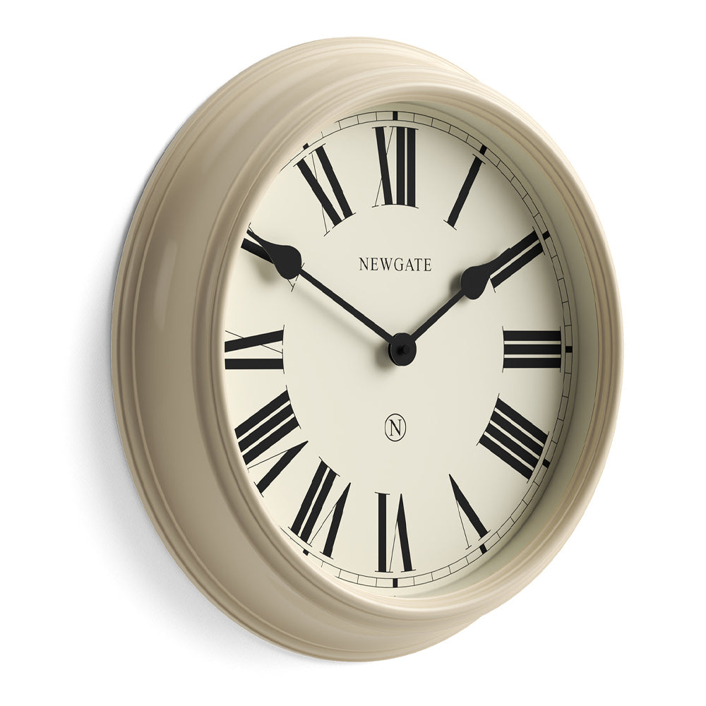 Newgate Notting Hill Wall Clock - Vanilla Cream