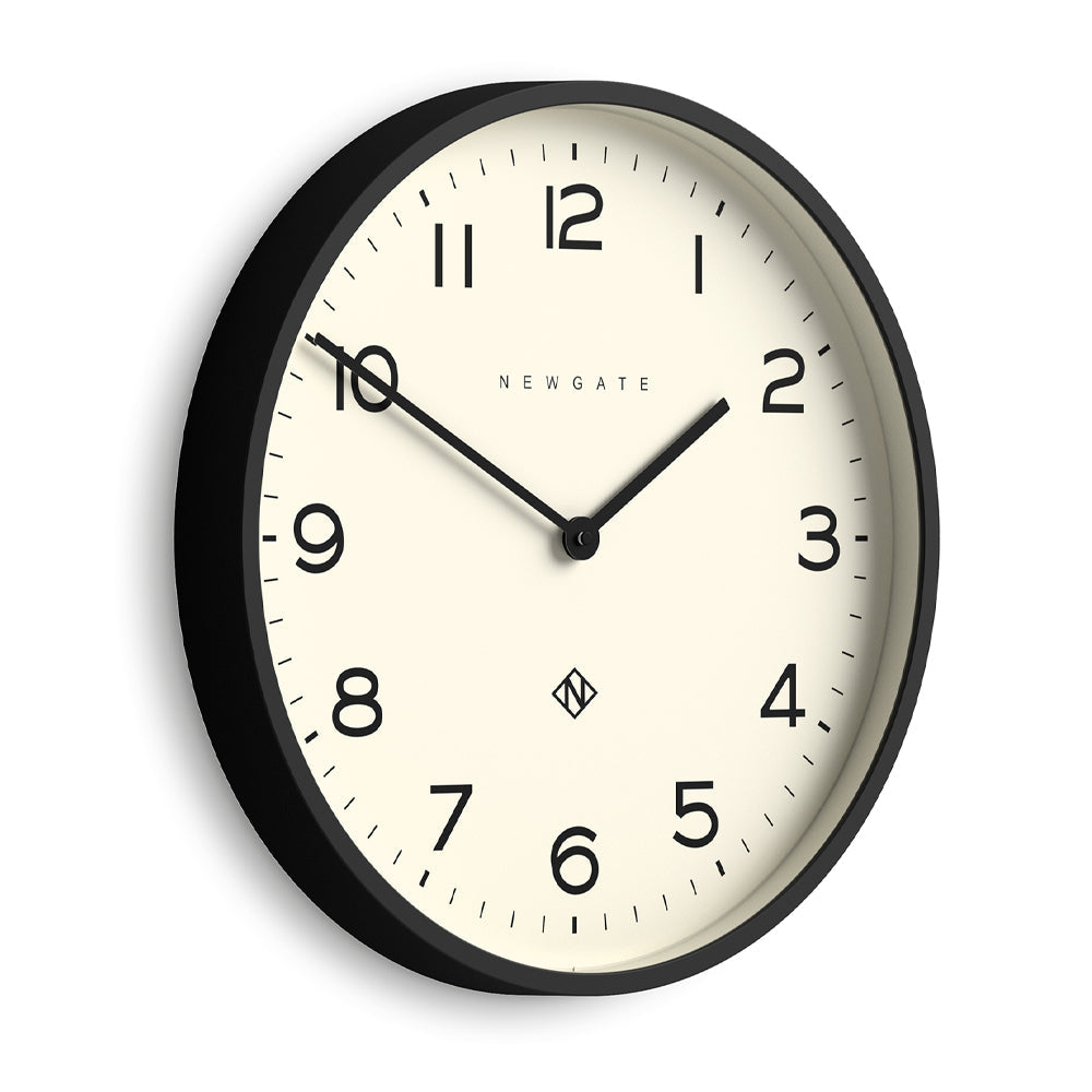 Newgate Number Two Echo Wall Clock - Black