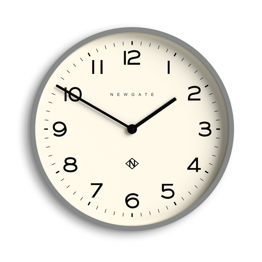 Newgate Number Two Echo Wall Clock - Posh Grey