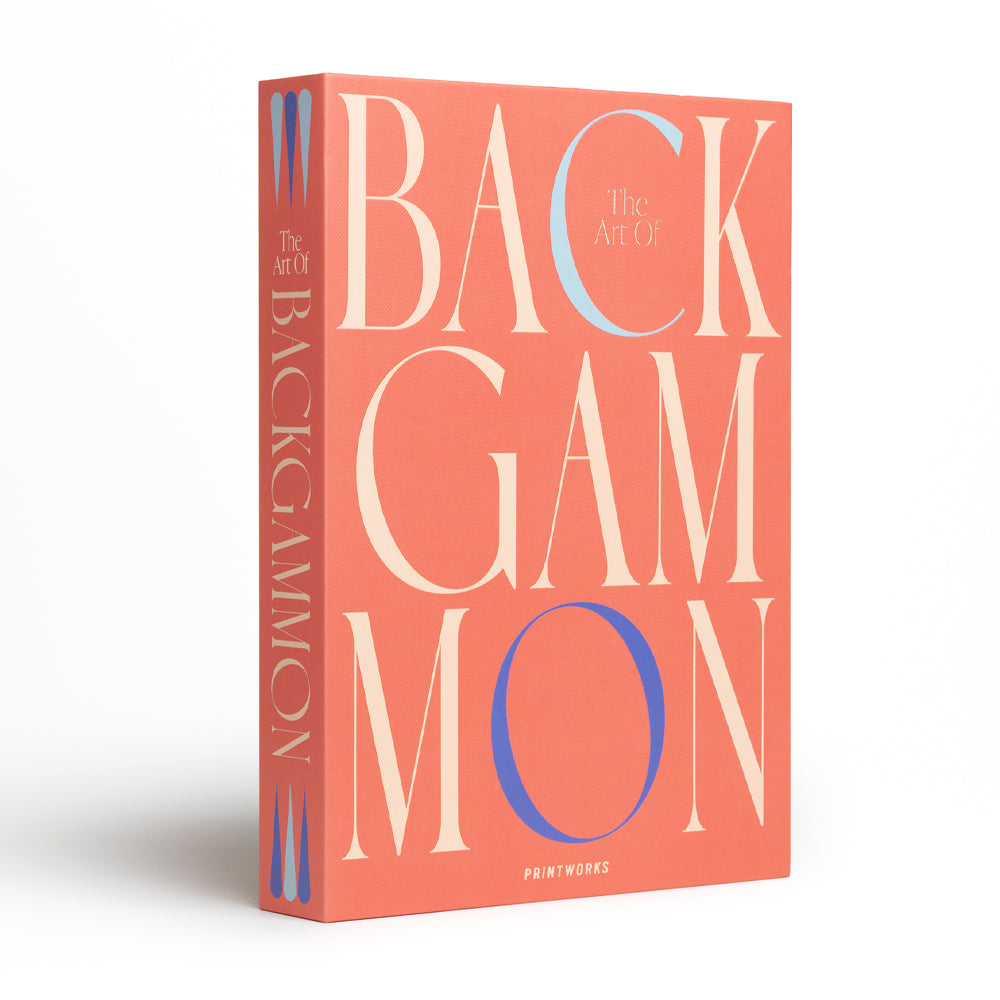 Printworks Classic Art of Backgammon Board Game - Red
