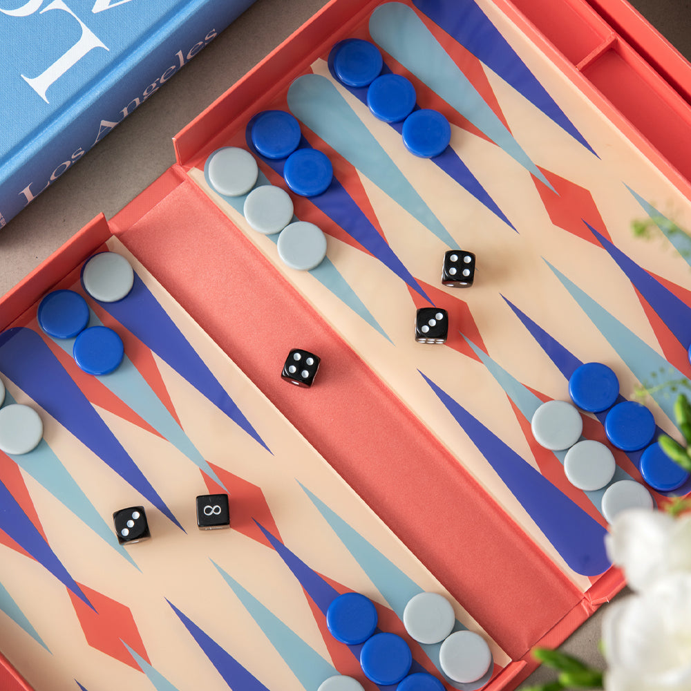 Printworks Classic Art of Backgammon Board Game - Red