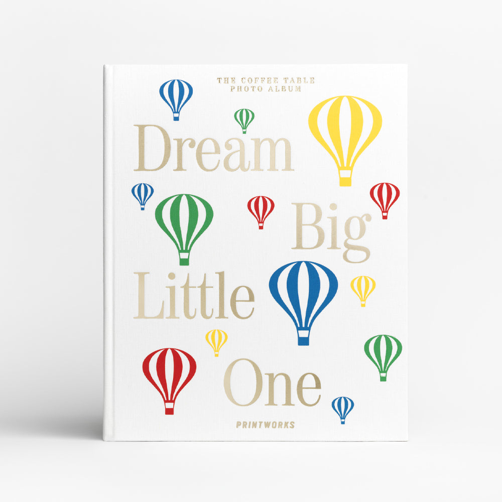 Printworks Baby Photo Album - Dream Big Little One - Beige