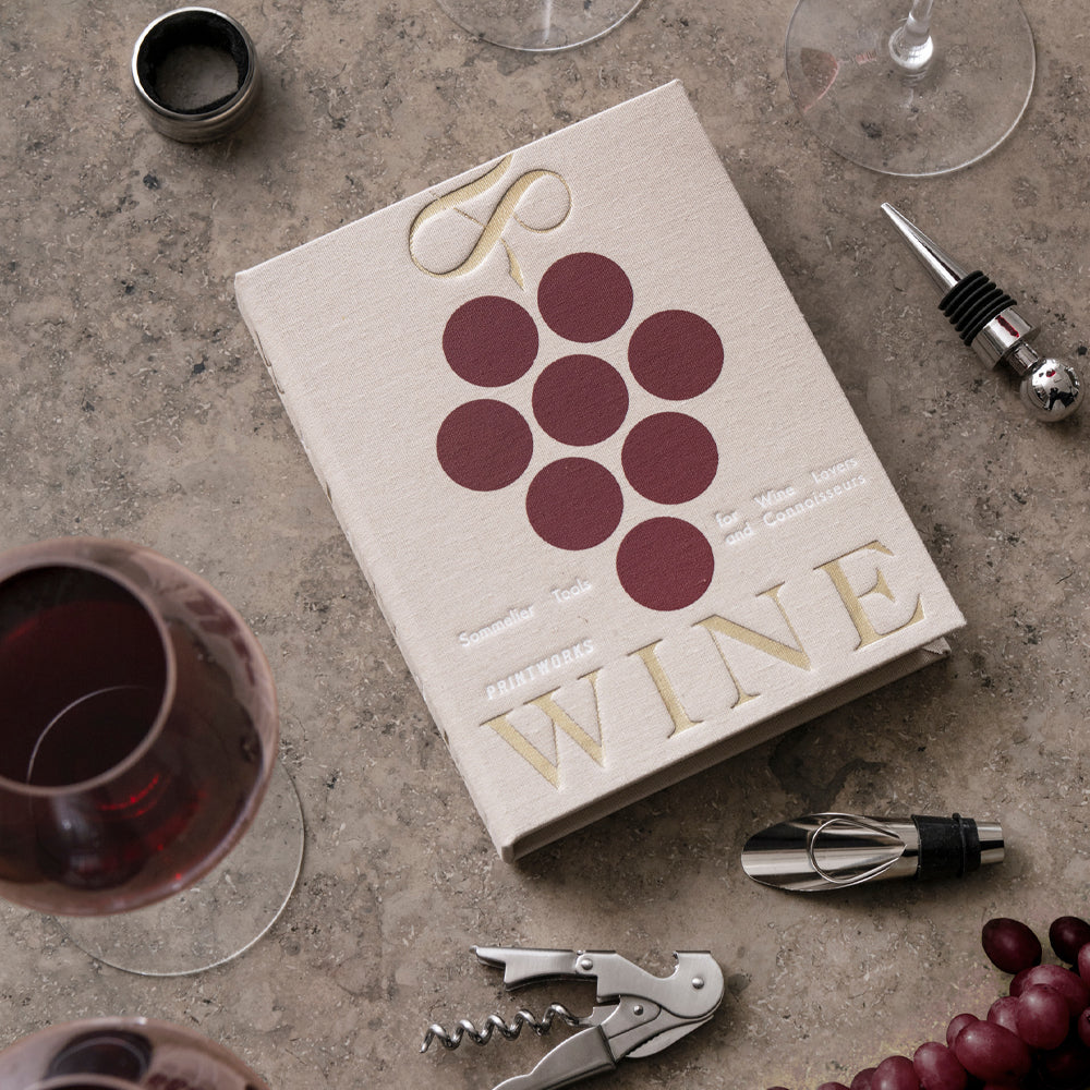 Printworks The Essentials Wine Tools-Beige