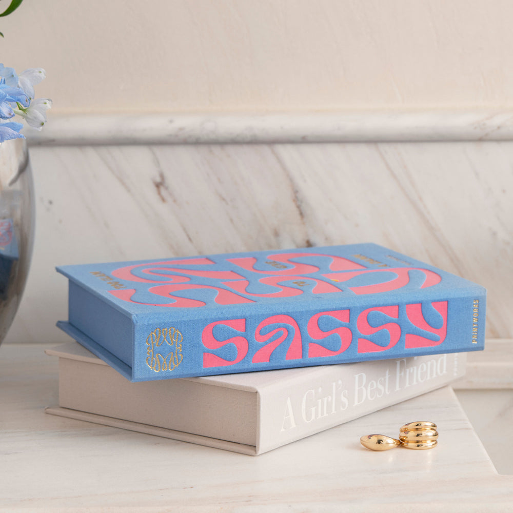 Printworks Sassy Jewellery Box - Blue (Medium Organiser Case)