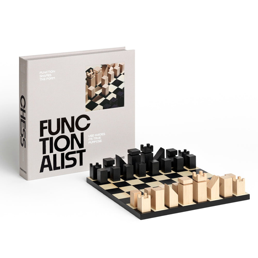 Printworks Wood Chess The Functionalist - Legacy Collection Board Game