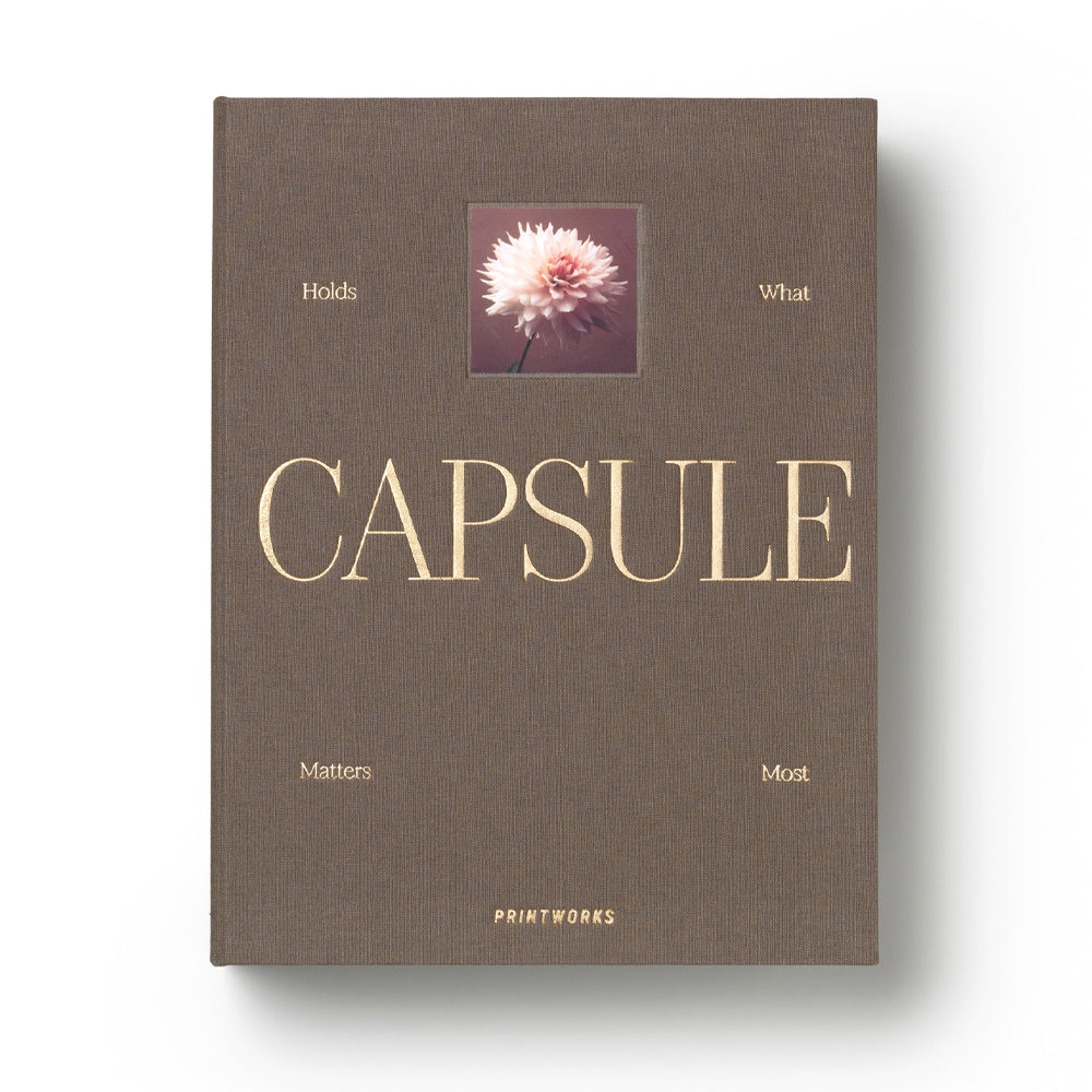 Printworks Capsule Medium Storage Box - Book Style Shelf Décor (Home Organiser)