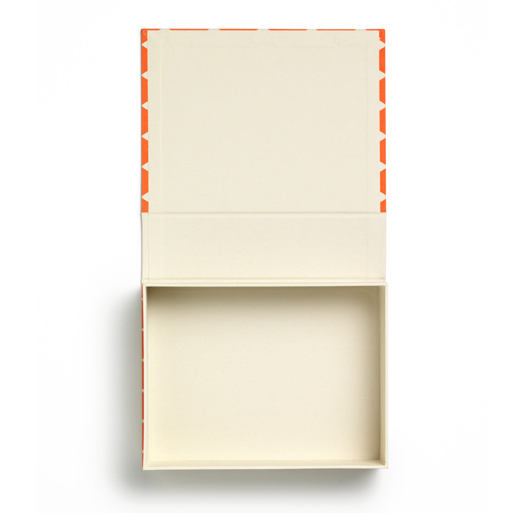 Printworks Home Storage Box - Orange (Book Style Shelf Décor)