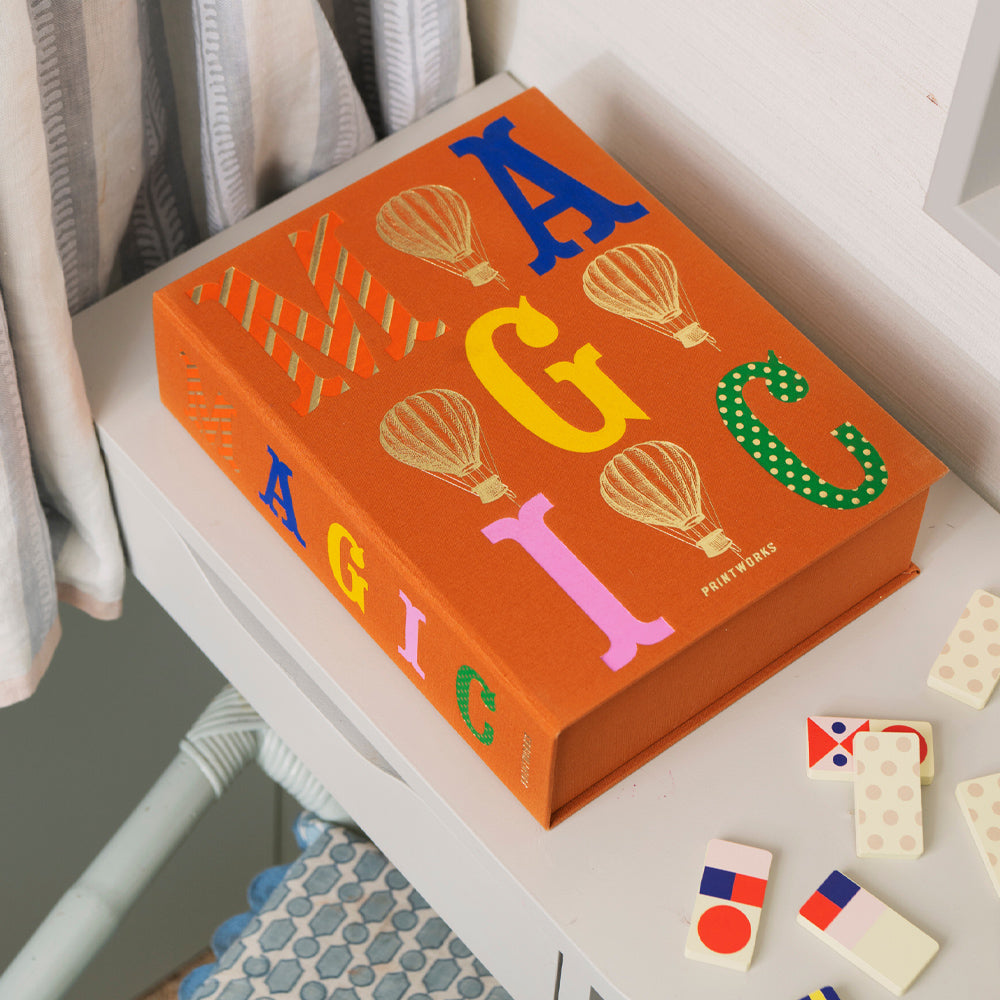 Printworks Magic Storage Box - Book Style Shelf Décor (Home Organiser)