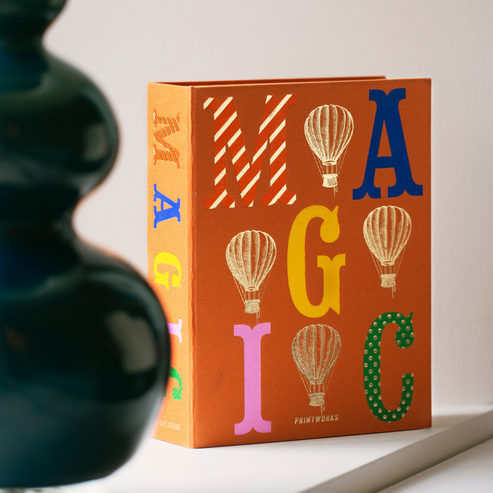 Printworks Magic Storage Box - Book Style Shelf Décor (Home Organiser)