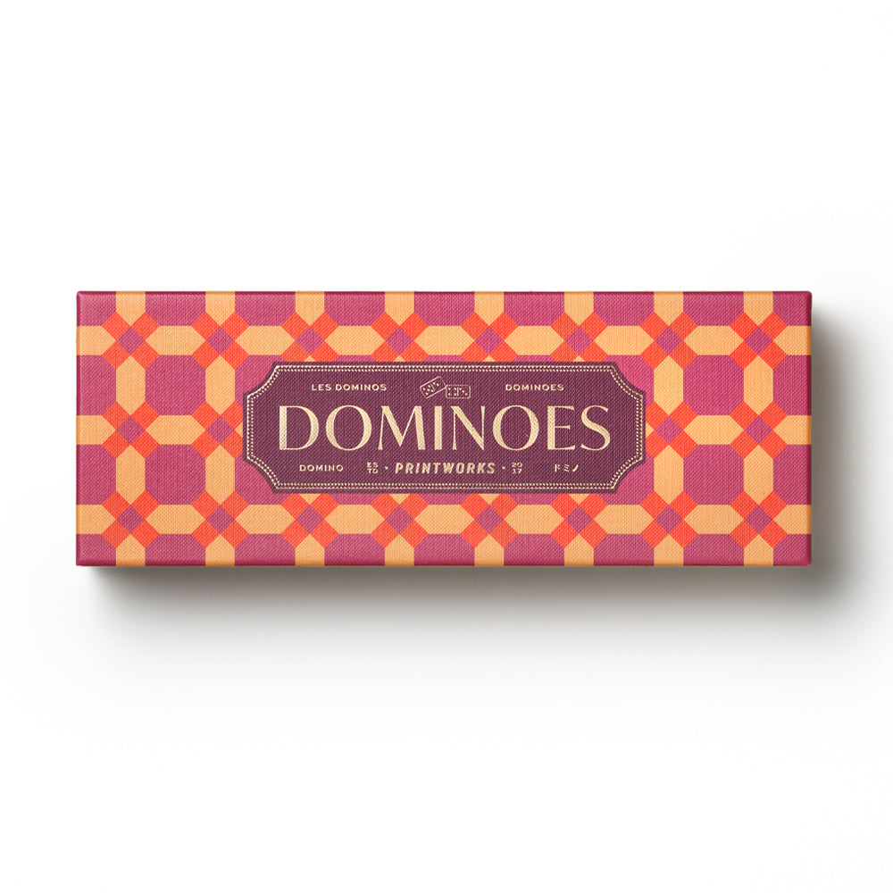 Printworks Bazaar Dominoes Set - Moroccan Design (Coffee Table Game)