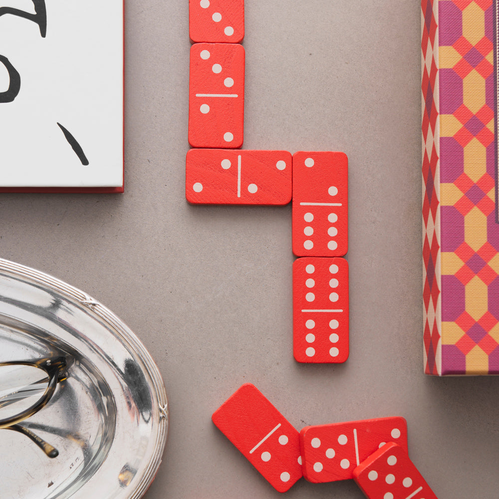 Printworks Bazaar Dominoes Set - Moroccan Design (Coffee Table Game)