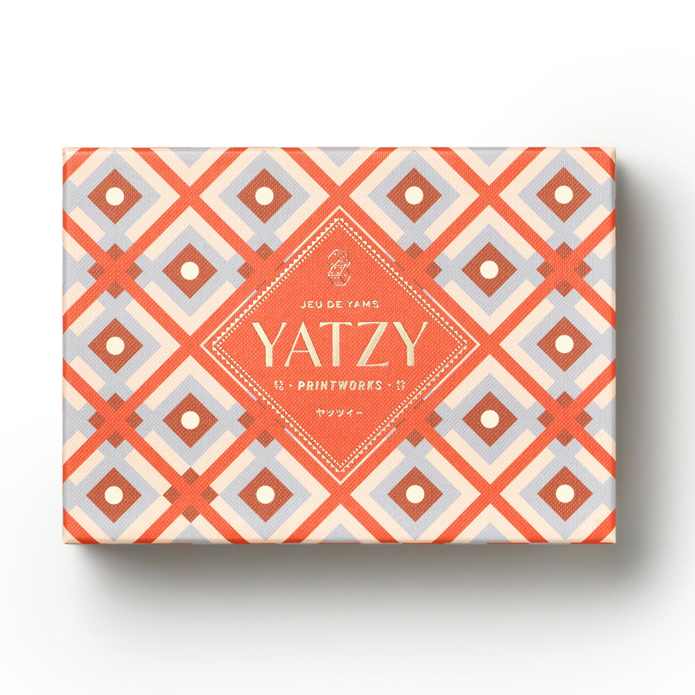 Printworks Bazaar Yatzy Dice Game - Moroccan Design (Coffee Table Set)