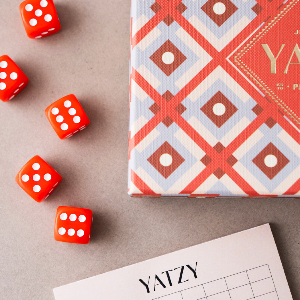 Printworks Bazaar Yatzy Dice Game - Moroccan Design (Coffee Table Set)