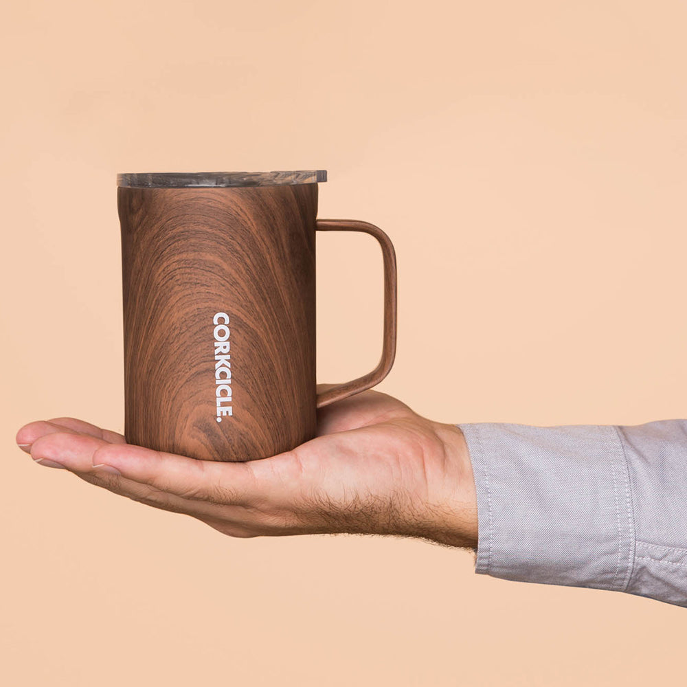 Corkcicle Mug - 500ml Walnut Wood