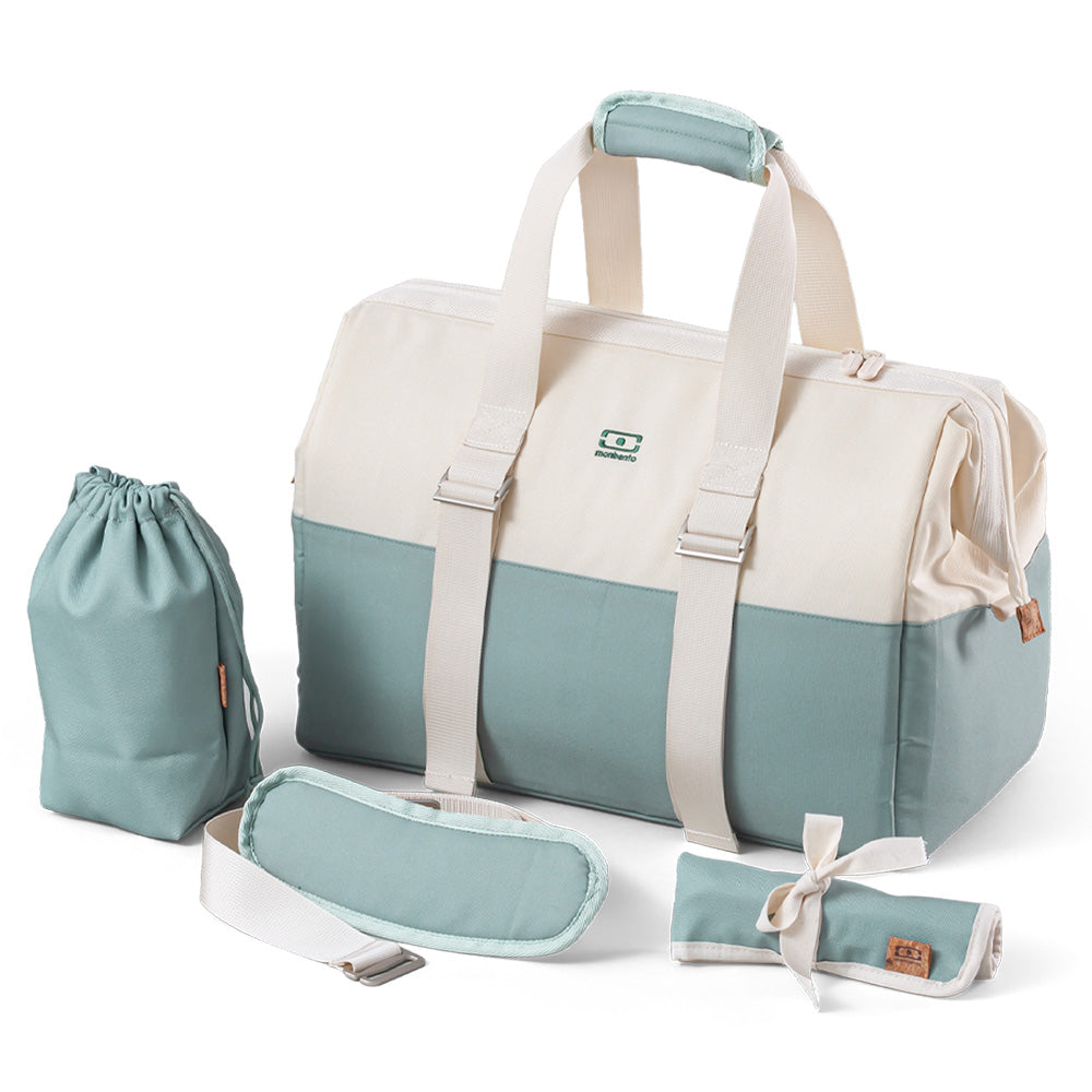 Monbento Escape XXL Insulated Cooler Bag - Green Natural