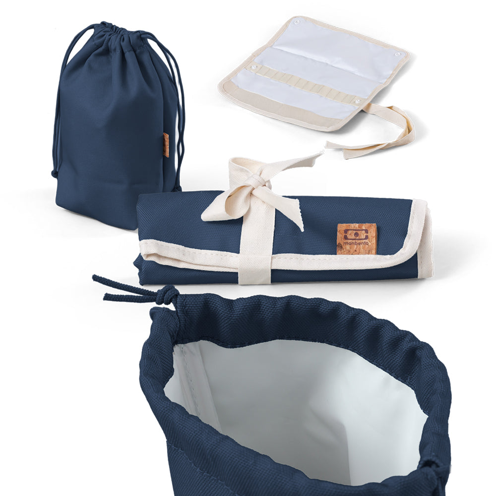 Monbento Escape XXL Insulated Cooler Bag - Blue Natural