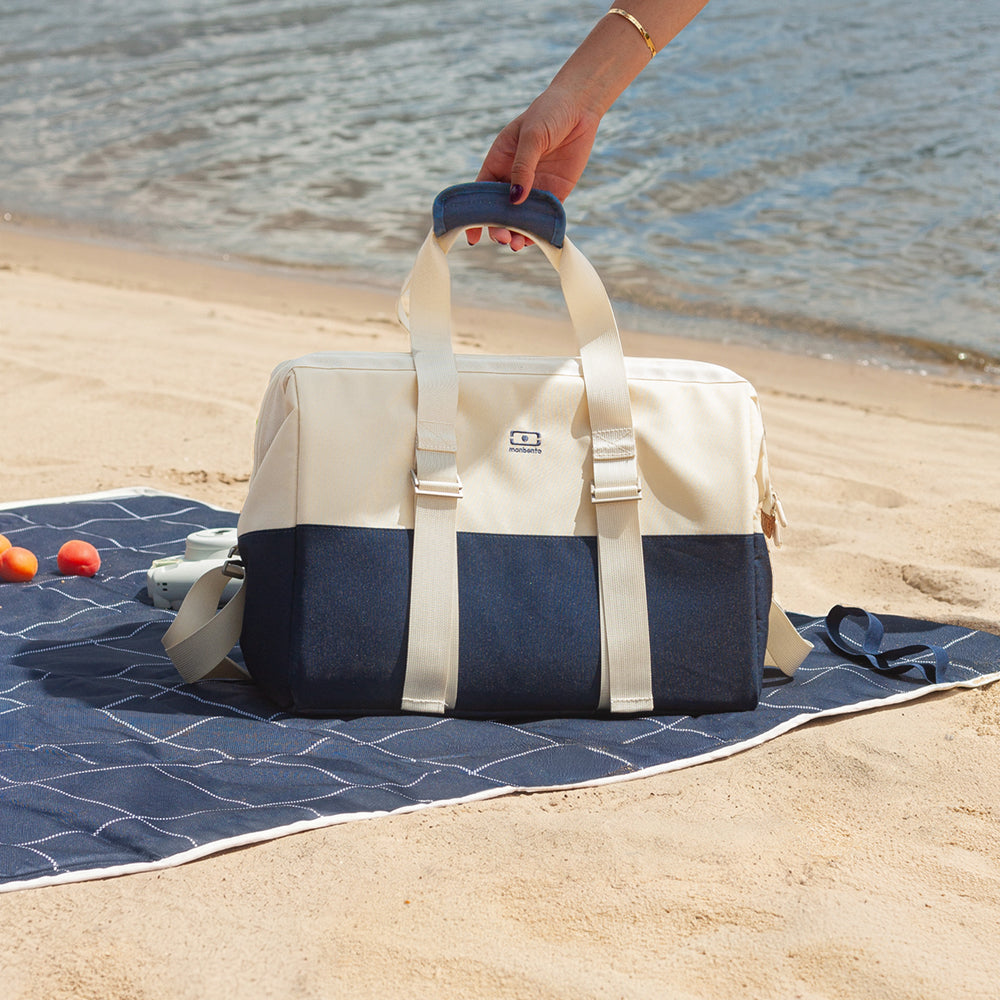 Monbento Escape XXL Insulated Cooler Bag - Blue Natural