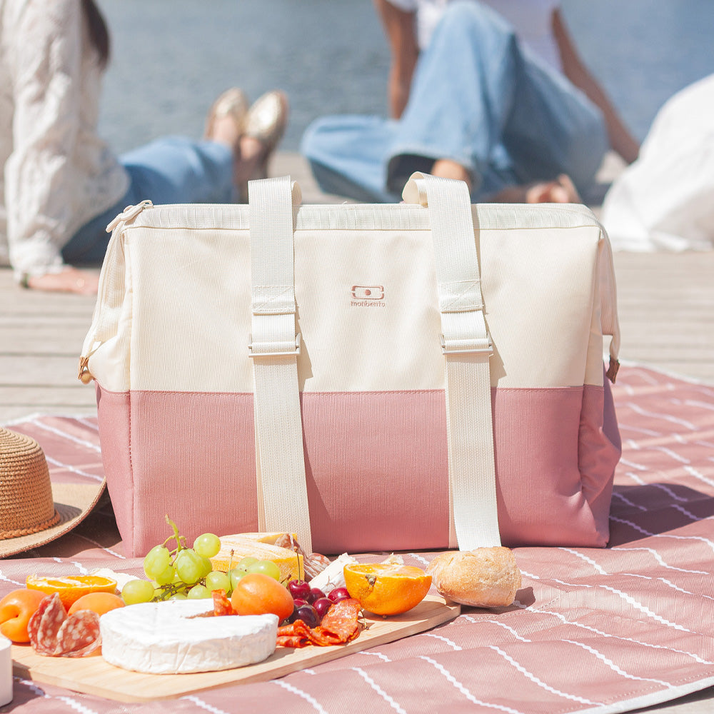 Monbento Escape XXL Insulated Cooler Bag - Pink Moka