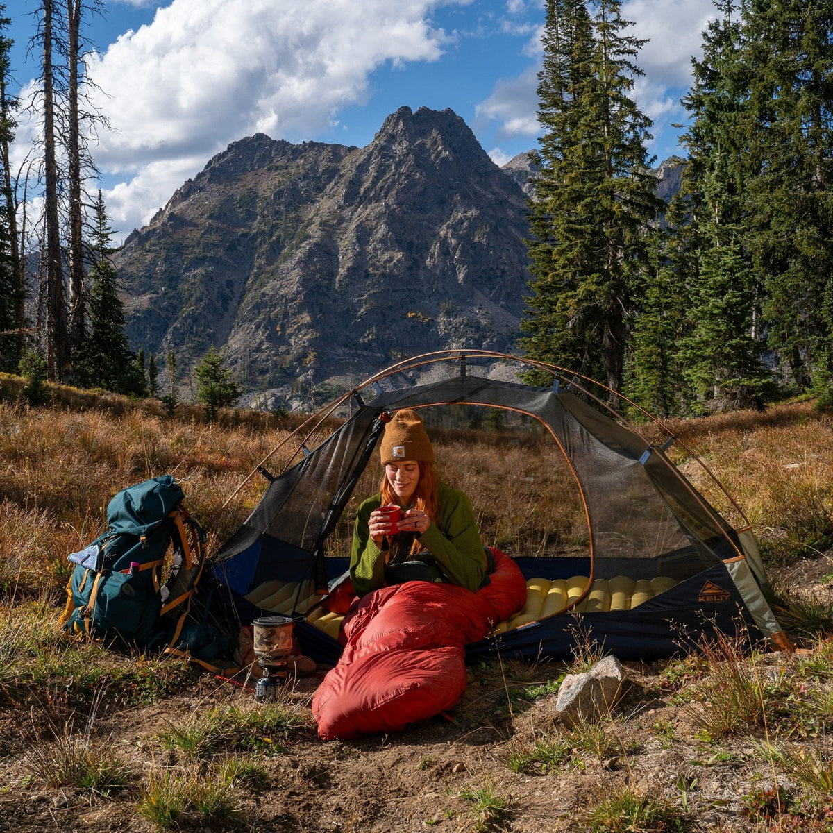 KELTY Late Start 1 Tent - Lightweight 1-Person Backpacking Tent (Quick Setup)