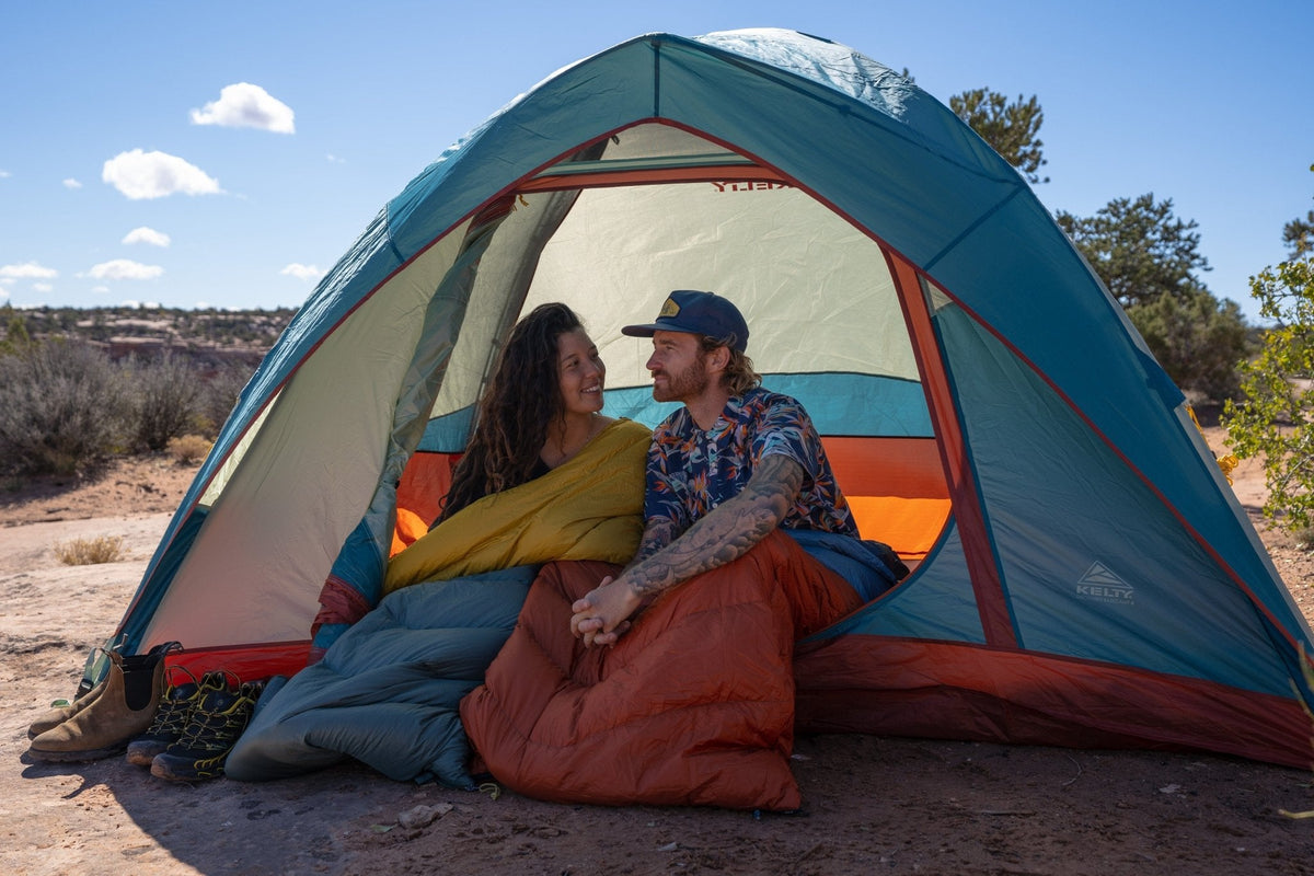 KELTY Discovery Basecamp 4 Person Camping Tent - 3-Season Family Tent w/ Quick Corners
