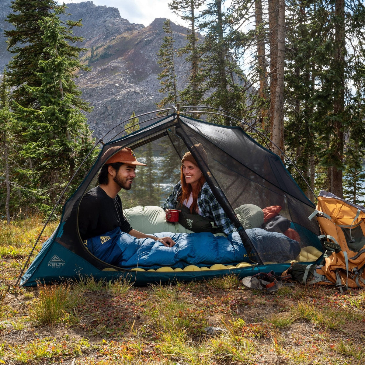 KELTY Cosmic Down 20 Sleeping Bag 550 Fill - Long Right Zip (3-Season -7°C Rated)