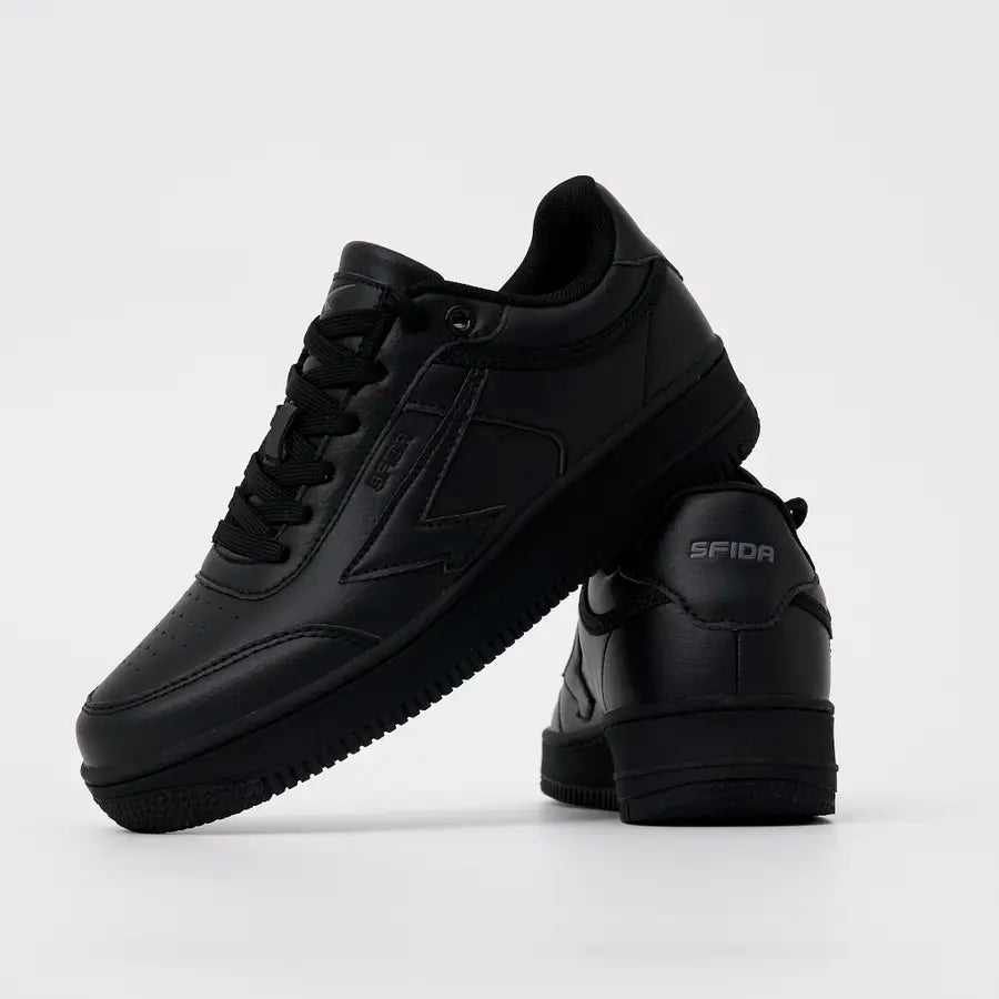 Sfida Vibe Womens Lifestyle Sneakers - Black (Casual Shoes)