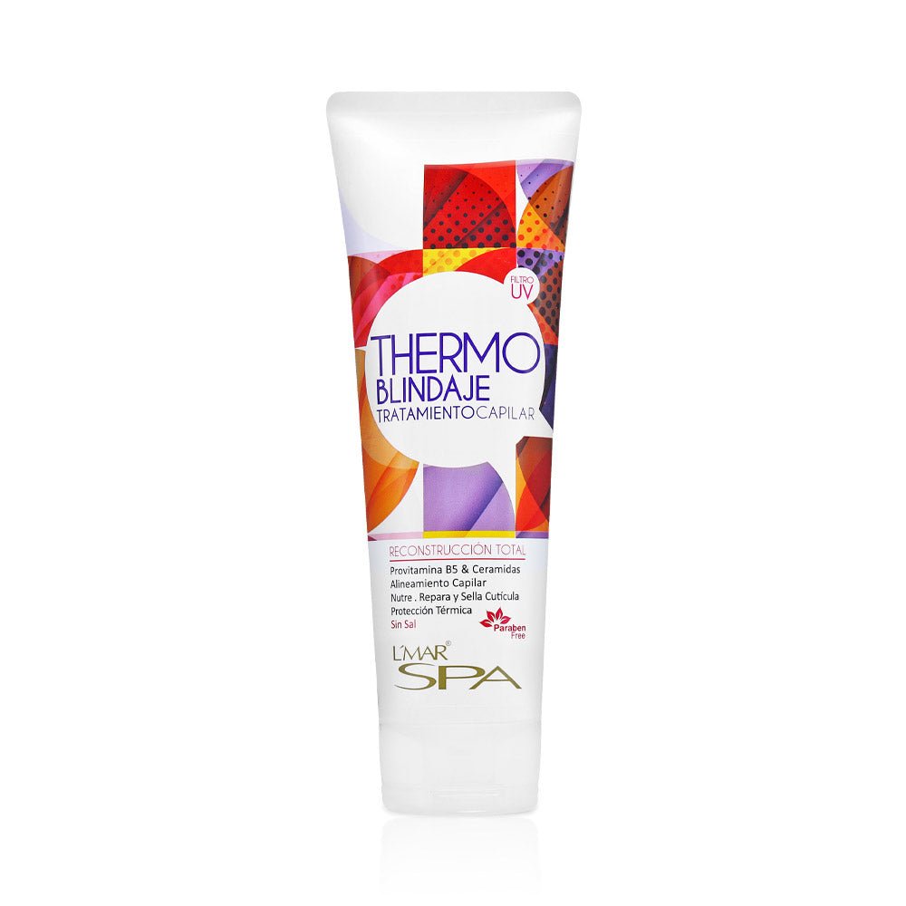 L'Mar Spa Thermo Shield Leave-In Hair Treatment 250g - Heat Protection & UV Filter (Keratin, Ceramides & Provitamin B5)