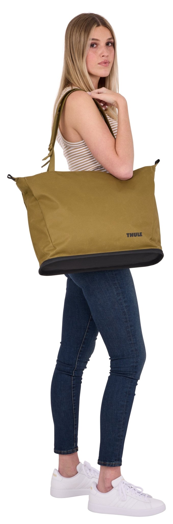 Thule Aion 23L Recycled PFC-Free Tote Bag - Nutria (w/ 16" Laptop Sleeve & Wet Pocket)