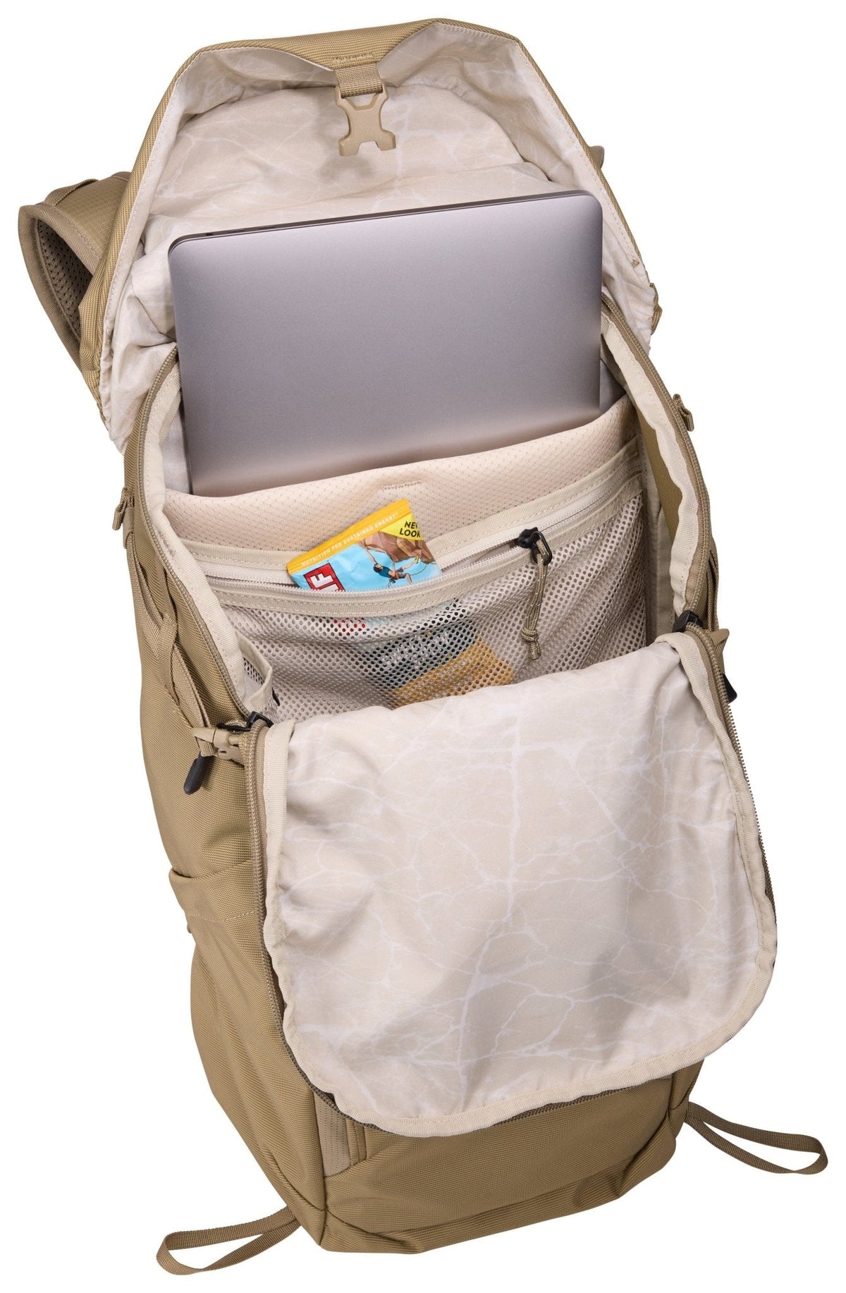 Thule AllTrail 25L Hiking Daypack - Faded Khaki (Outdoor Backpack w/ Rain Cover)