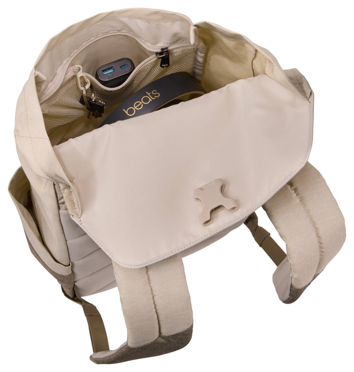 Thule Lithos 16L Laptop Backpack - Pelican Grey/Faded Khaki (w/ 16" MacBook Pocket)
