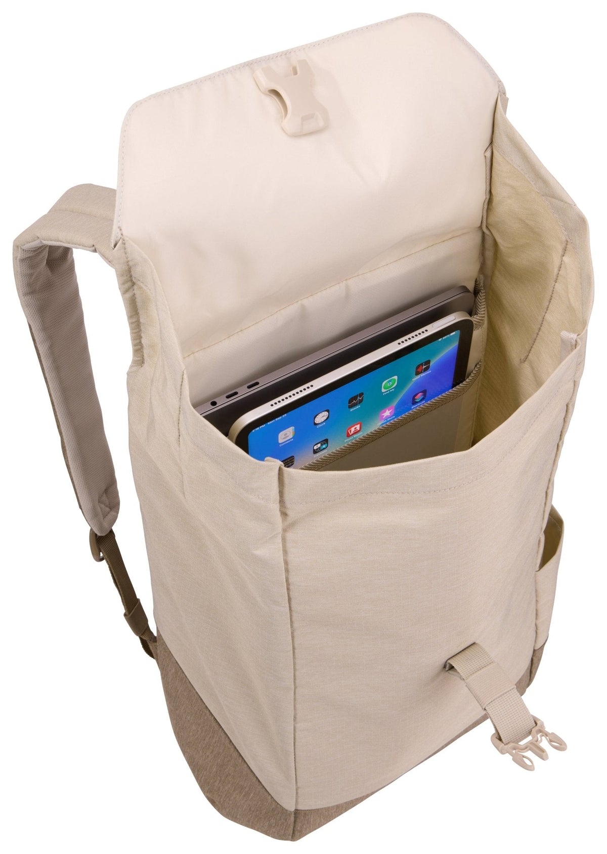 Thule Lithos 16L Laptop Backpack - Pelican Grey/Faded Khaki (w/ 16" MacBook Pocket)