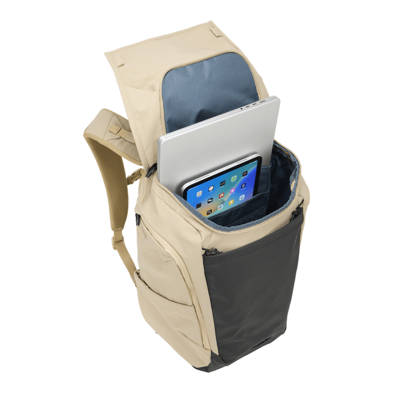 Thule Paramount 28L Bike Commuter Backpack - Gentle Beige (Rain Cover & 16" Laptop Sleeve)