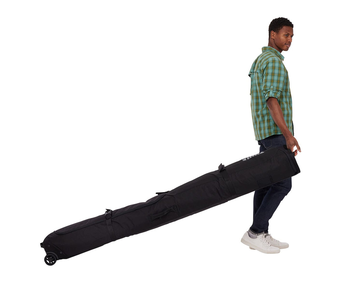 Thule RoundTrip 192cm Ski Roller Padded Bag - Black (Fits 2 Pairs of Skis)