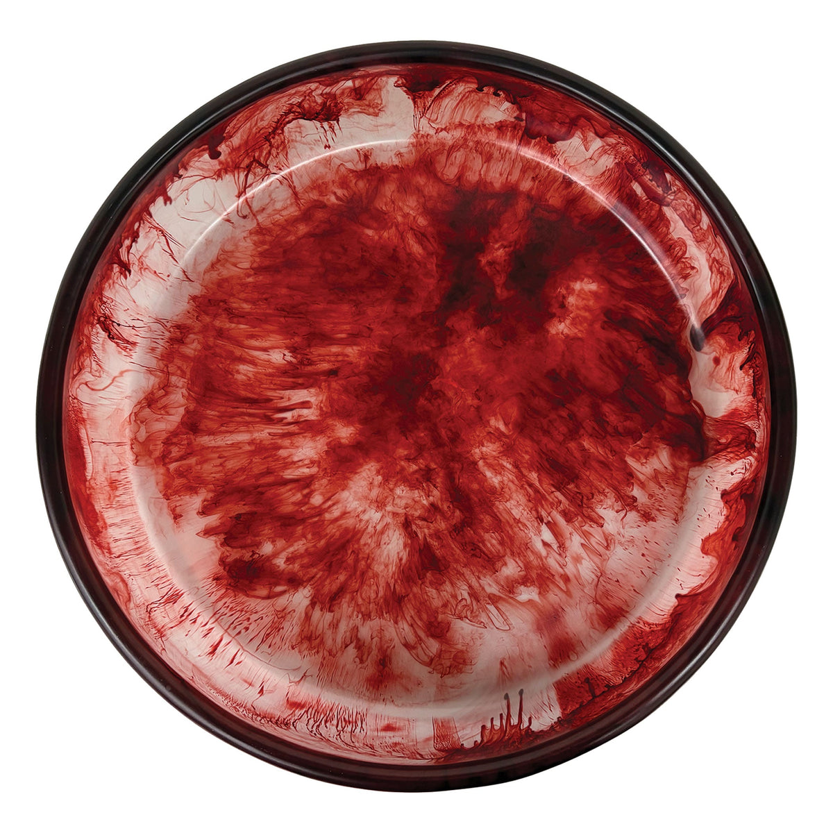 Urban Attitude GAB Extra Large Decorative Resin Bowl - Berry Red (59.5cm W x 12.5cm H)