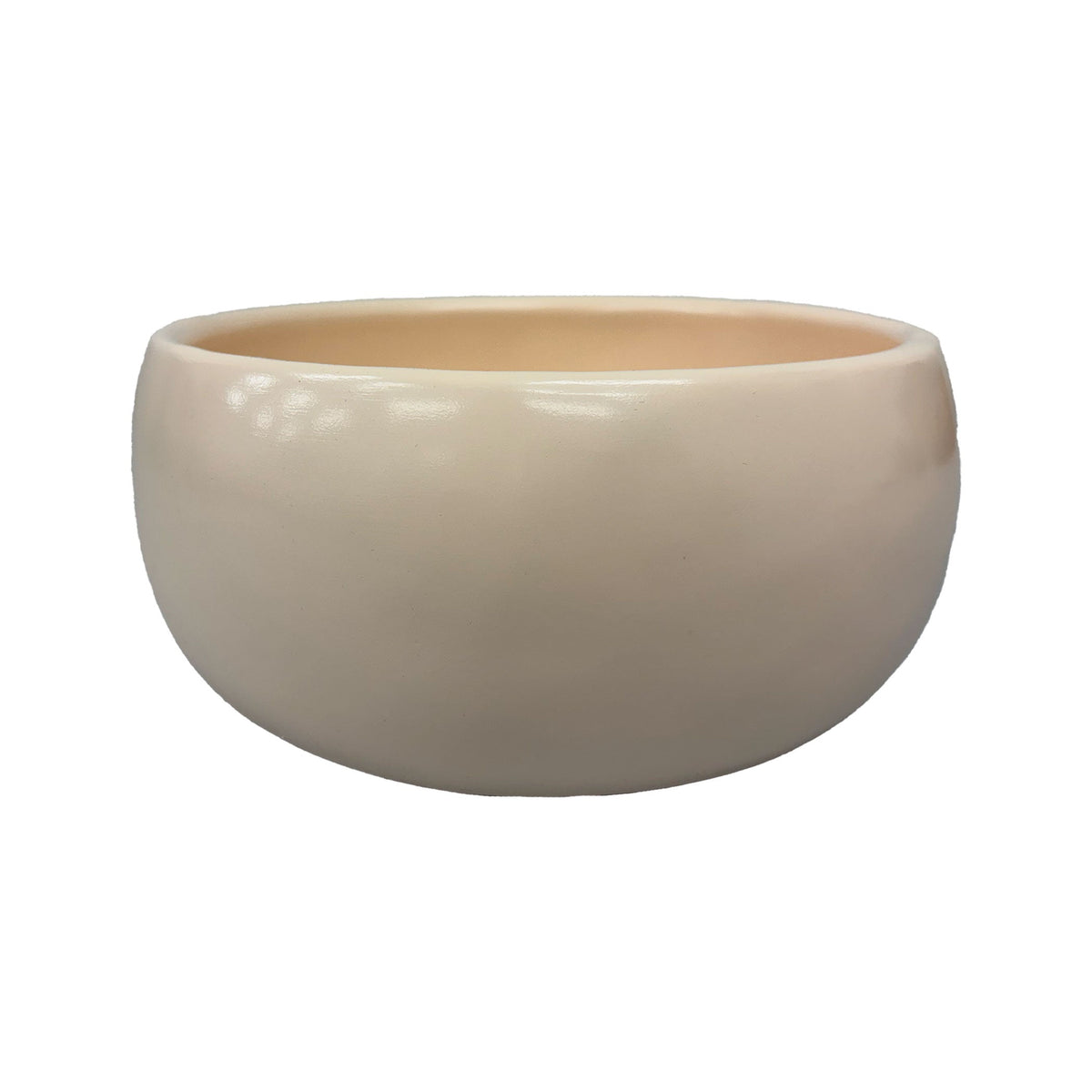 Urban Attitude INDI Medium Decorative Resin Bowl - Stone Ivory (26cm W x 12cm H)
