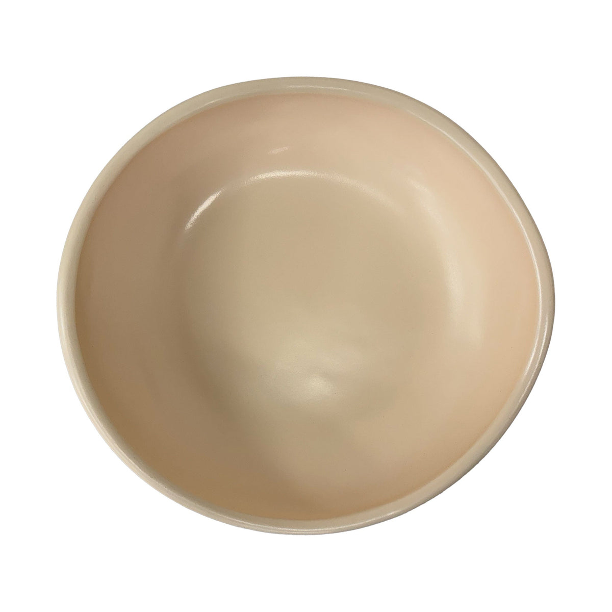 Urban Attitude JADE Medium Decorative Resin Bowl - Stone Ivory (28cm L x 27cm W)