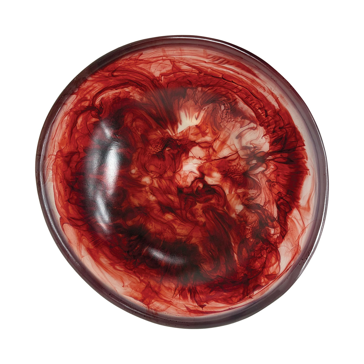 Urban Attitude RAQS Resin Salad Bowl - Berry Red (31cm L x 29.5cm W)